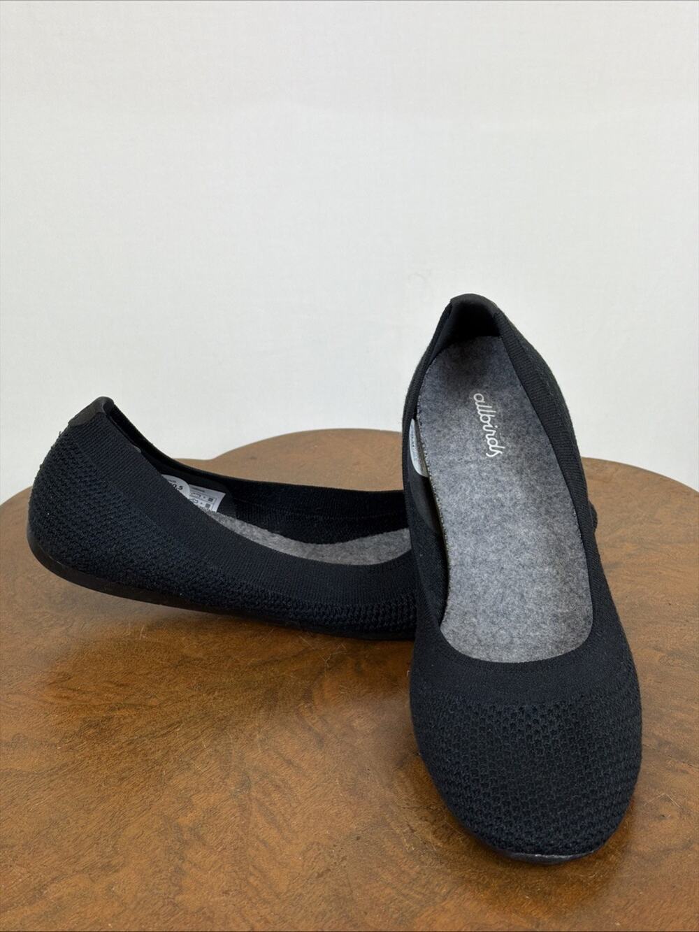 Allbirds Black Slip On Women's Ballet Flat Shoe Ladies Comfort Size 10.5